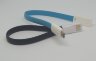 USB - microUSB кабель зарядки и передачи данных 22см, плоский, магнитный