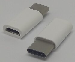 MicroUSB - USB Type-C переходник зарядки и передачи данных